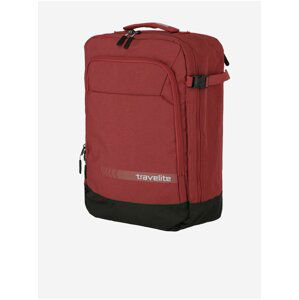 Červený unisex cestovní batoh Travelite Kick Off Multibag Backpack Red