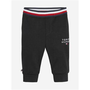 Černé dětské tepláky Tommy Hilfiger