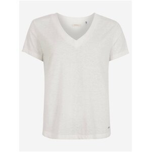 Bílé dámské basic tričko O'Neill LW ESSENTIALS V-NECK T-SHIRT