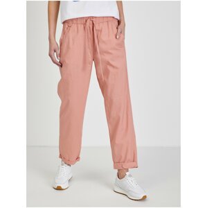 Růžové dámské kalhoty Tom Tailor
