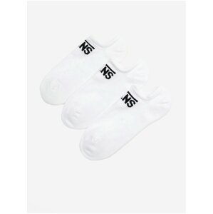 Sada tří párů pánských ponožek v bílé barvě VANS