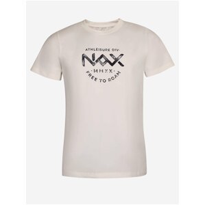 Béžové pánské tričko NAX VOBEW