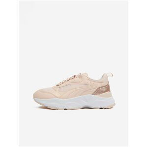 Světle růžové dámské tenisky Puma Cassia Distressed