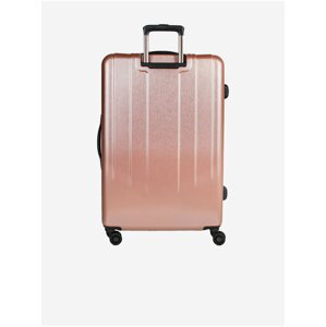 Růžový dámský cestovní kufr Heys EZ Access L Rose Gold