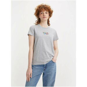Šedé dámské žíhané tričko Levi's® 501
