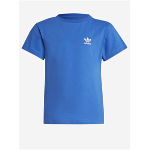 Modré dětské tričko adidas Originals