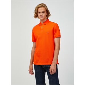 Oranžové pánské polo tričko Tommy Hilfiger