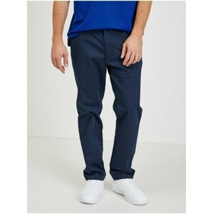 Tmavě modré pánské kalhoty Tommy Hilfiger