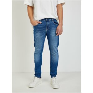 Modré pánské skinny fit džíny Calvin Klein Jeans