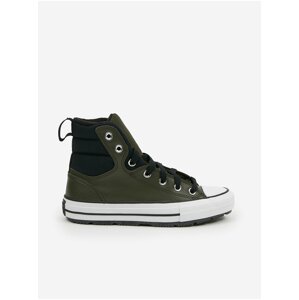 Černo-zelené kotníkové tenisky Converse Chuck Taylor All Star Berkshire Boot