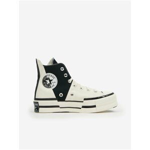 Černo-krémové kotníkové tenisky Converse Chuck 70 Plus