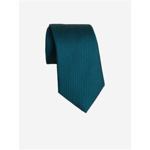 Tmavě zelená pánská kravata Marks & Spencer