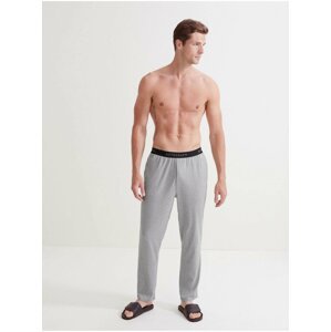 Šedé pánské pyžamové kalhoty Marks & Spencer