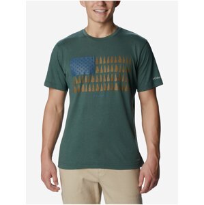 Zelené pánské tričko Columbia Thistletown Hills