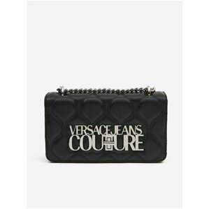 Černá prošívaná crossbody kabelka Versace Jeans Couture