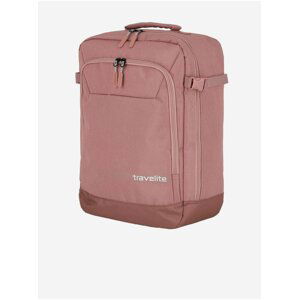 Růžový dámský cestovní batoh Travelite Kick Off Multibag Backpack Rosé