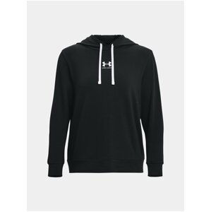 Černá dámská mikina Under Armour Rival Terry Hoodie-BLK