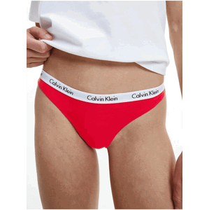 Červená dámská tanga Calvin Klein Underwear