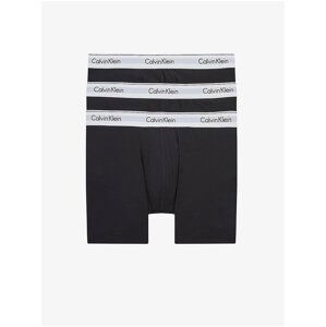 Sada tří pánských boxerek v černé barvě Calvin Klein Underwear