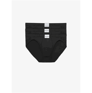 Sada tří pánských slipů v černé barvě Calvin Klein Underwear