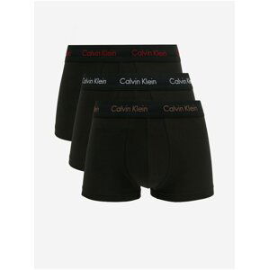 Sada tří pánských boxerek v černé barvě Calvin Klein Underwear