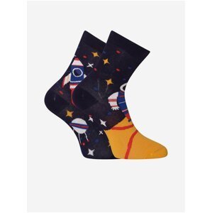 Černé dětské veselé ponožky Dedoles Astronaut