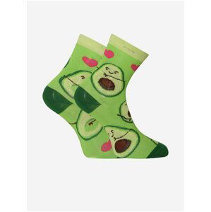 Zelené dětské veselé ponožky Dedoles Avokádová láska