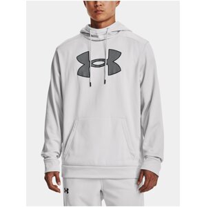 Světle šedá pánská mikina Under Armour UA Armour Fleece Big Logo HD