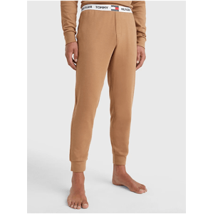 Hnědé pánské pyžamové kalhoty Tommy Hilfiger