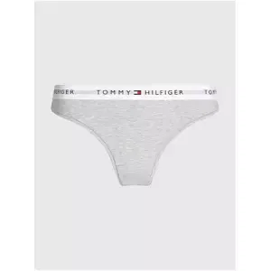 Světle šedé dámské žíhané kalhotky Tommy Hilfiger Underwear