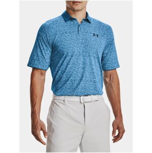 Modré pánské vzorované polo tričko Under Armour