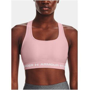 Podprsenka Under Armour UA Crossback Mid Bra - růžová