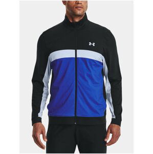 Modro-černá pánská sportovní mikina na zip Under Armour  Storm Midlayer