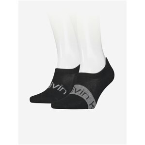Sada dvou párů černých pánských ponožek Calvin Klein