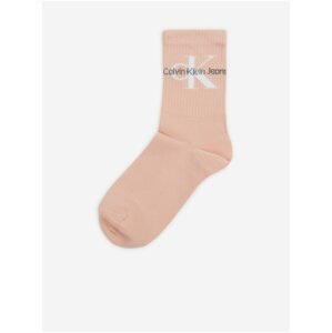 Světle růžové dámské ponožky Calvin Klein Underwear