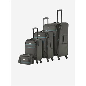 Sada čtyř cestovních kufrů v šedé barvě Travelite Story