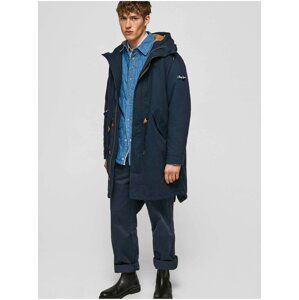 Tmavě modrý pánská kabát Pepe Jeans Jensen