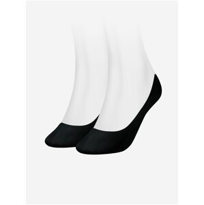 Sada dvou černých dámských ponožek Tommy Hilfiger