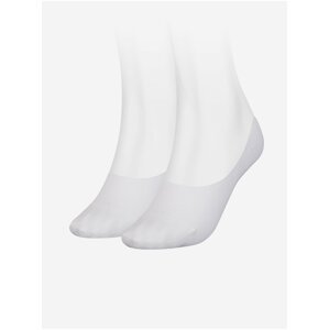 Sada dvou párů bílých dámských ponožek Tommy Hilfiger