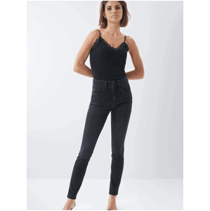 Černé skinny fit džíny Salsa Jeans Secret Skinny