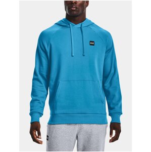 Modrá pánská mikina s kapucí Under Armour UA Rival Fleece Hoodie