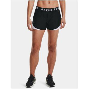 Černo-bílé dámské sportovní kraťasy Under Armour Play Up Shorts 3.0