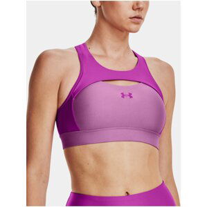 Růžová dámská podprsenka Under Armour UA Crossback Mid Harness