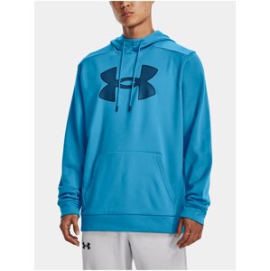 Modrá pánská mikina Under Armour UA Armour Fleece Big Logo HD