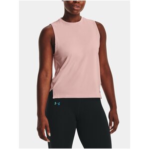 Růžové dámské tílko Under Armour UA Rush Tank