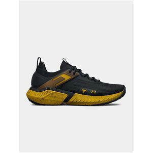 Černo-žluté pánské tenisky Under Armour UA Project Rock 5 Black Adam