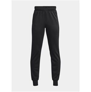 Čerené klučičí sportovní tepláky Under Armour UA Armour Fleece Joggers