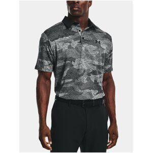 Černo-šedé pánské army polo tričko Under Armour UA Playoff Camo Jacq Polo