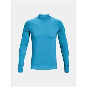 Modré pánské sportovní tričko Under Armour UA OUTRUN THE COLD LS