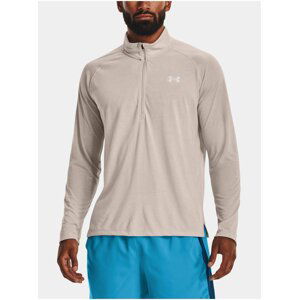 Šedé pánské tričko Under Armour UA STREAKER HALF ZIP